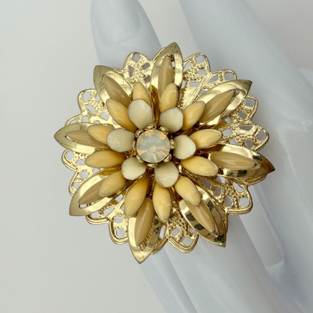 BOHM VINTAGE FLOWER RING - Picture 9 of 9